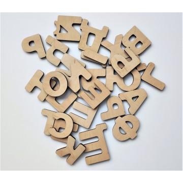 Дерев'яна абетка пазл Український алфавіт