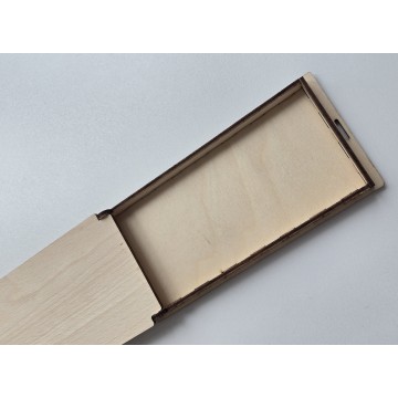 Дерев'яний конверт для грошей "З днем Народження!"