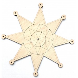 Заготовка Різдвяна зірка 