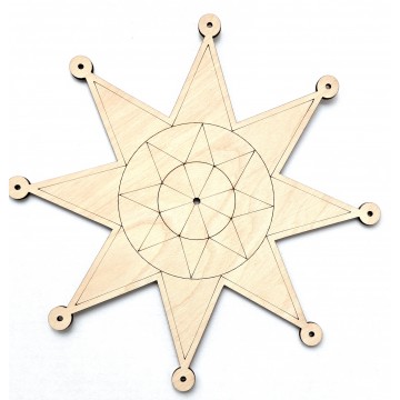 Набір Різдвяна зірка 20см