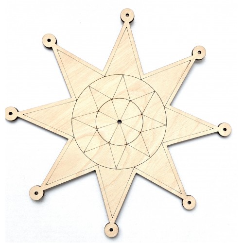 заготовка різдвяна зірка