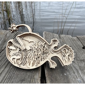 Творчий набір 3D розмальовка "Вудильник"