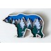 3D многослойная раскраска из дерева «Медведь»